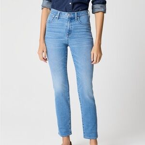 J. Crew High Rise Straight Jeans